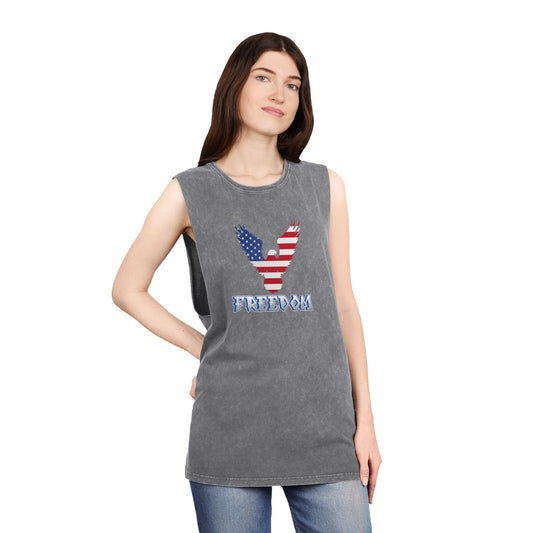 Freedom - Stonewash Tank Top